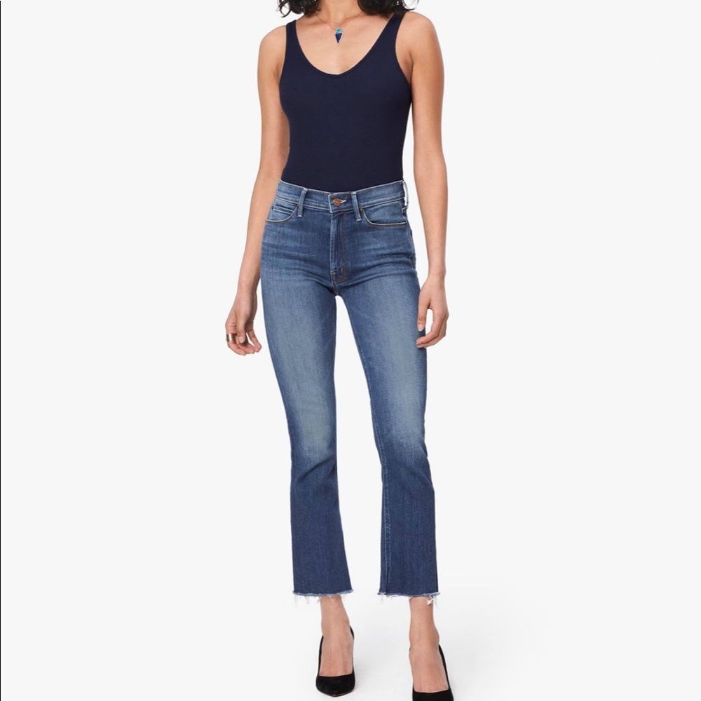 NEW! Mother Denim HUSTLER ANKLE: Big Sky Size 27